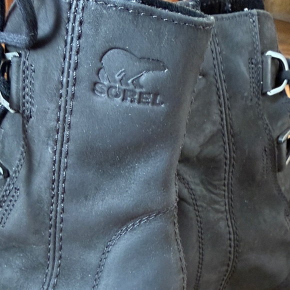 Sorel Black Lace-Up Boots - Picture 2 of 6